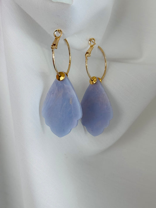 Deco Earrings- Dawn Blue