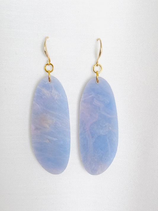Petal Earrings- Dawn Blue