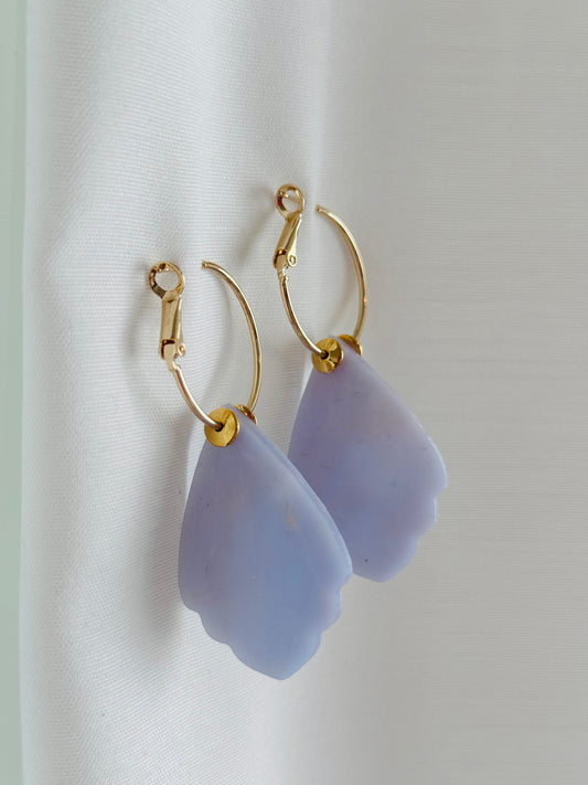 Deco Earrings- Dawn Blue