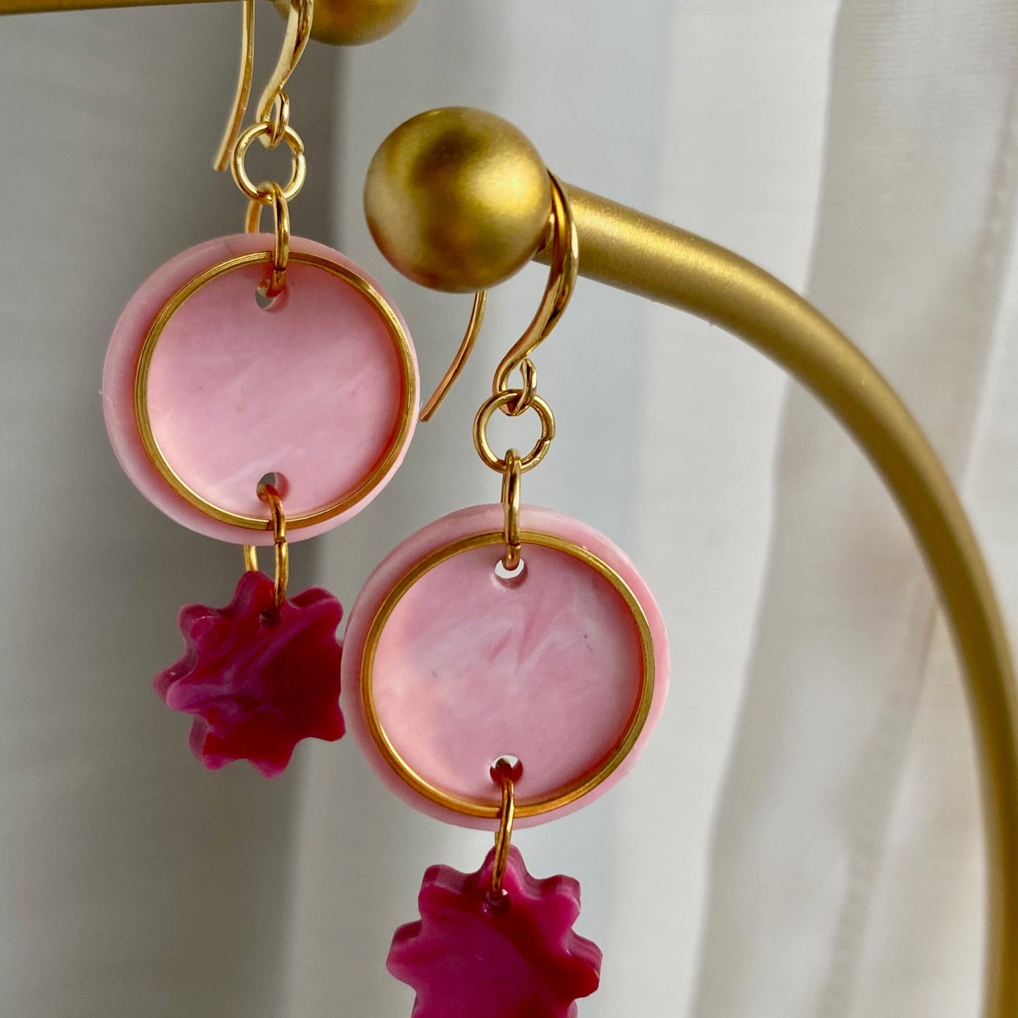 Halo Mini & Primrose Charm- Pink and Winter Berry