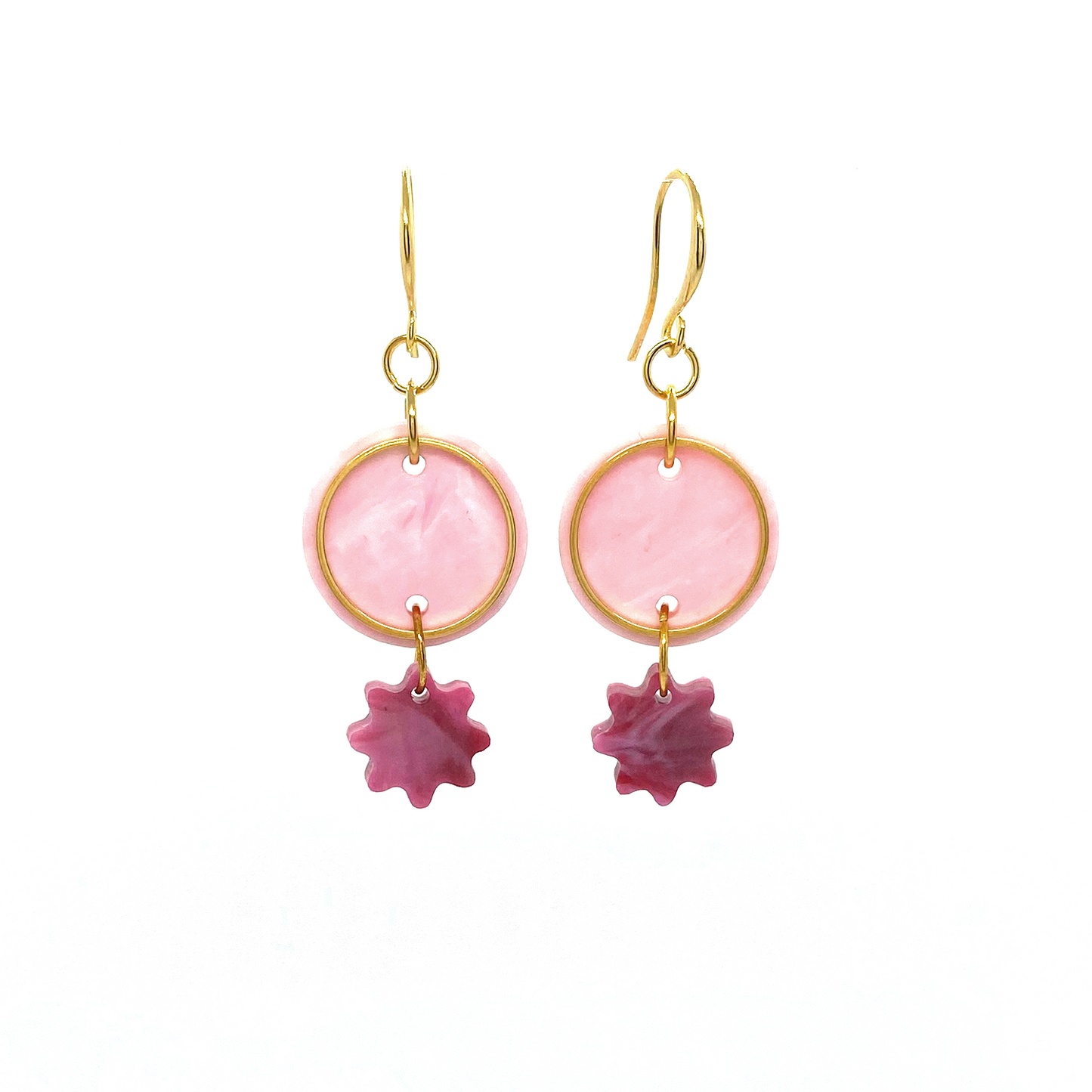 Halo Mini & Primrose Charm- Pink and Winter Berry