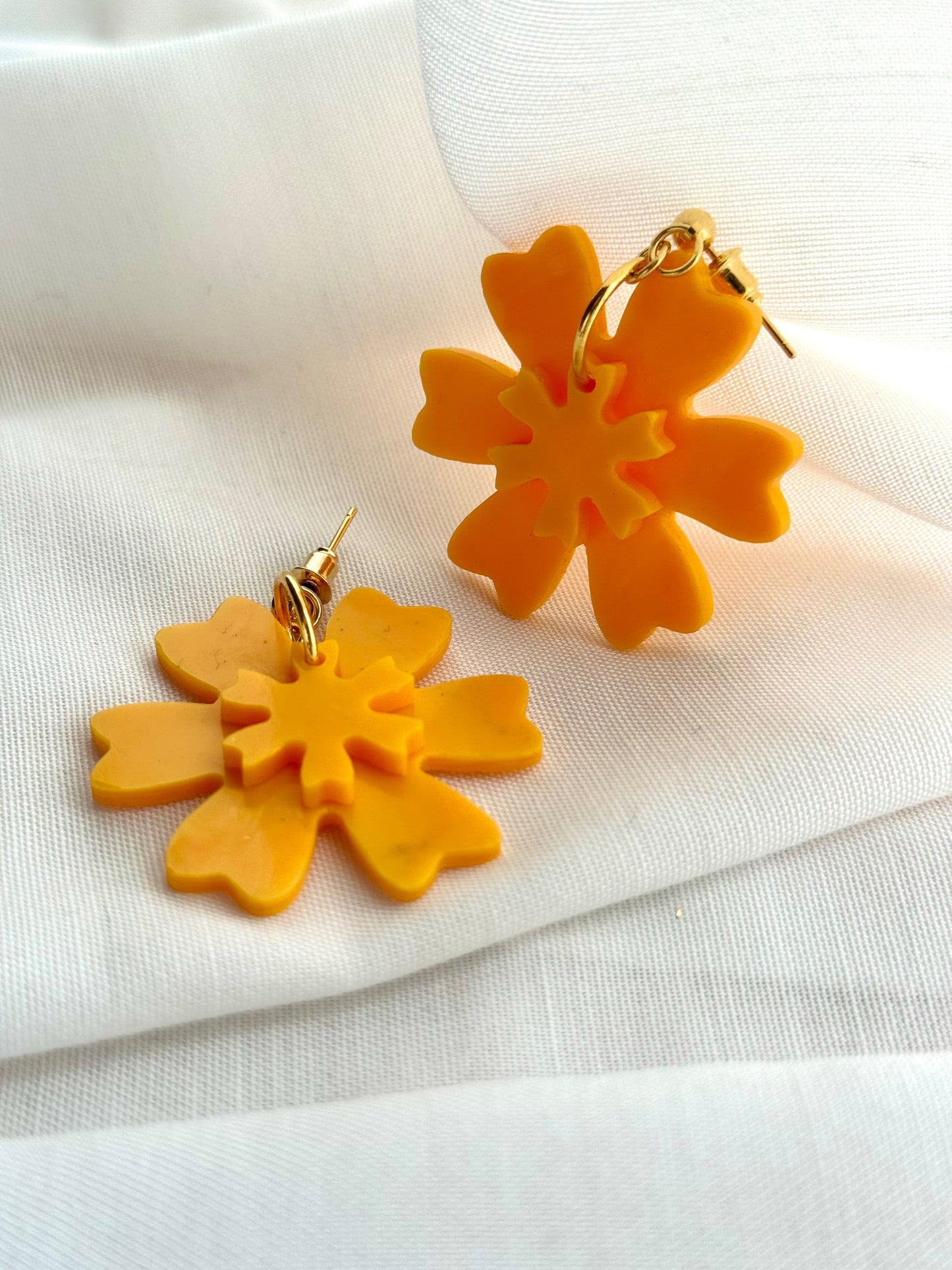 Bloom Earrings- Marigold