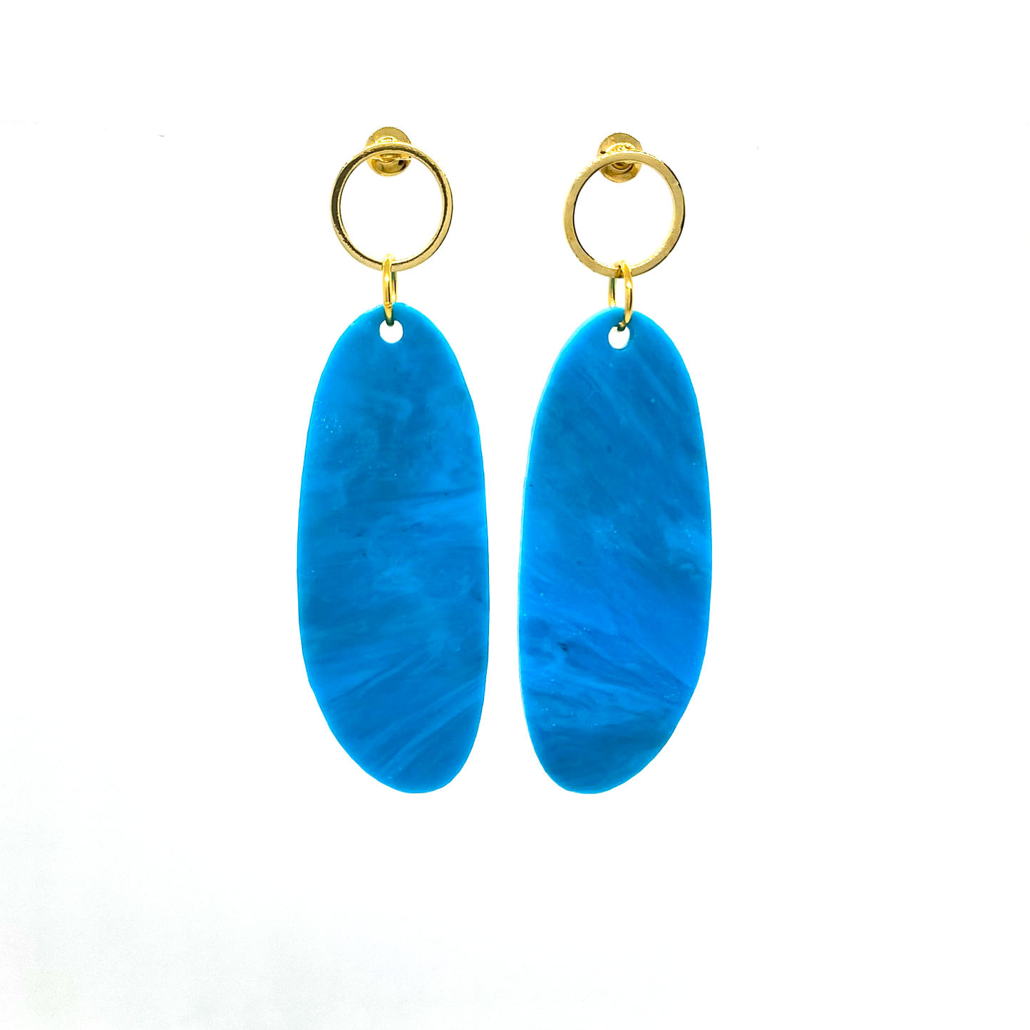 Petal Earrings- Turquoise